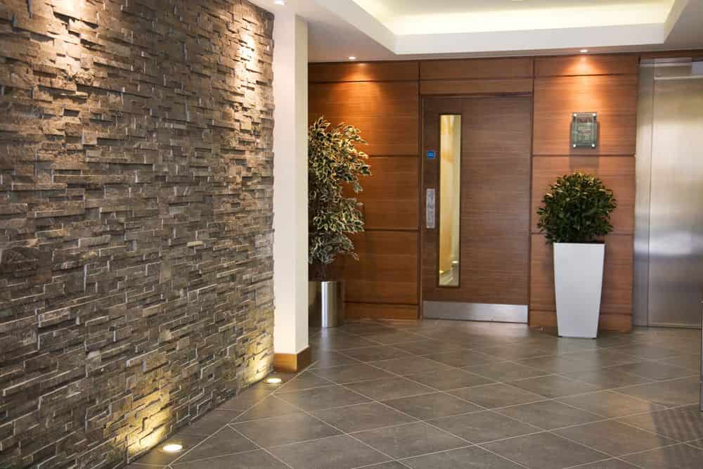 تصویر 1 از سنگ ساختمان زیبا و متفاوت برای دیوار های داخلی خانه